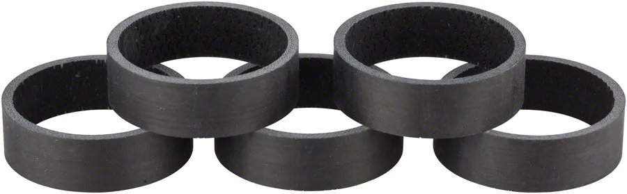 WHISKY No.7 Carbon Headset Spacers 5-Pack