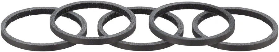 WHISKY No.7 Carbon Headset Spacers 5-Pack